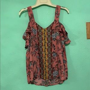 Cold shoulder blouse